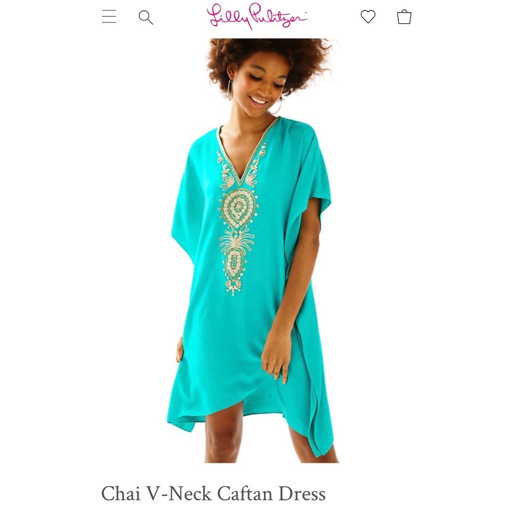 SALE! Lilly Pulitzer V-Neck Caftan Dress/Cover Up